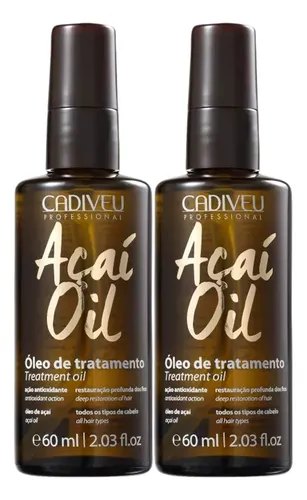 Kit 2 Óleo Capilar Açaí Oil 60ml - Cadiveu Professional