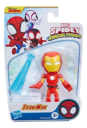 Figura Iron Man Con Rayo Spidey And His Amazing Friends