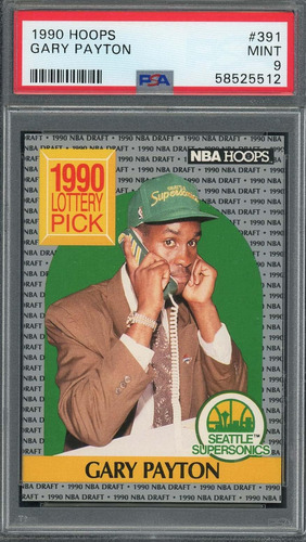 Tarjeta De Novato De Baloncesto Gary Payton 1990 Hoops Rc 39