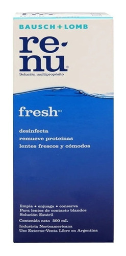 Renu Fresh Solucion Multiproposito Lentes De Contacto 500ml