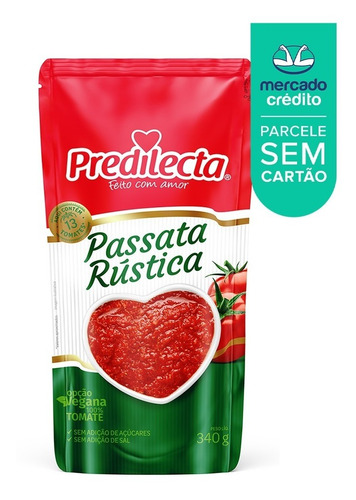 Imagem 3 de 3 de Passata Rústica Sachê 340g Predilecta