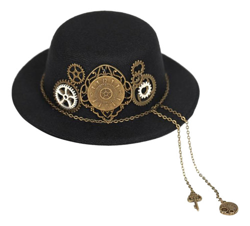 Mini Sombrero De Copa Steampunk, Accesorios Para Disfraces,