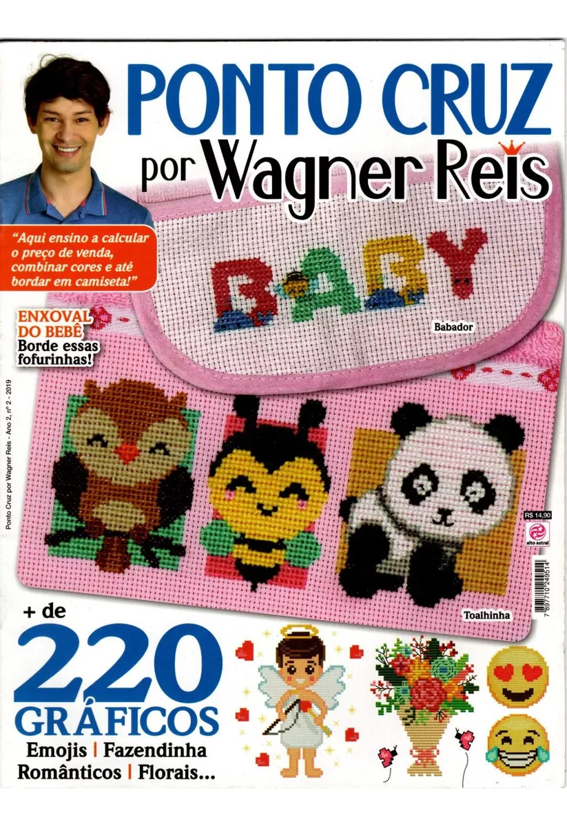 Primeira imagem para pesquisa de revista ponto cruz infantil