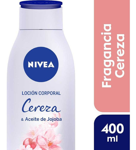 Locion Corporal Nivea Cereza Y Aceite De Jojoba X 400 Ml