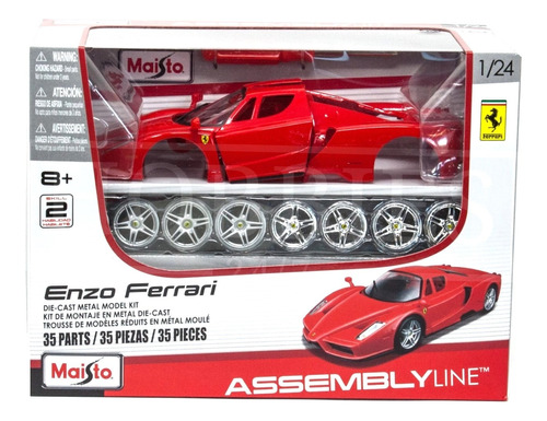 Ferrari Enzo Supercar - Para Armar Fácilmente - Maisto 1/24