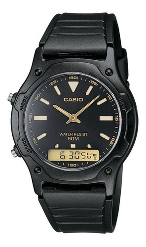 Relógio Casio Standard Masculino Anadigi Aw-49he-1avdf