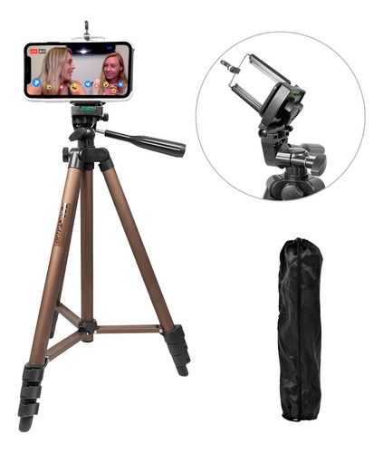 Suporte Tripé Para Smartphone - 125cm Wt3130