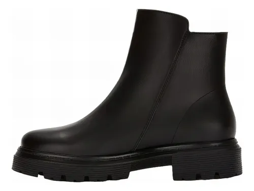 comprar Bota Casual 86913wpv Cierre Acabado Liso Tacon Normal