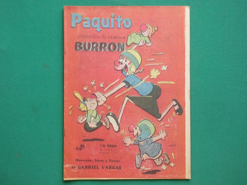 1957 Paquito La Familia Burrón #16413 Gabriel Vargas Cómic 