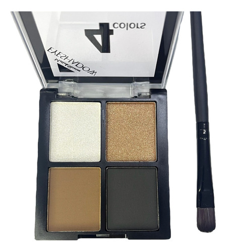 Sombra Para Ojos Shinning Y Matte Tejar Sombra Negro