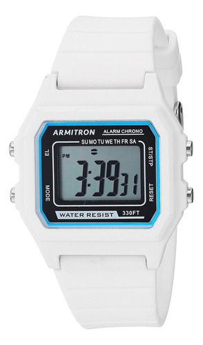 Reloj Armitron Sport Unisex Digital Con Correa De Silicona B