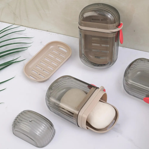 Jabonera De Viaje Para 4 Personas, Recipiente Para Jabón Con