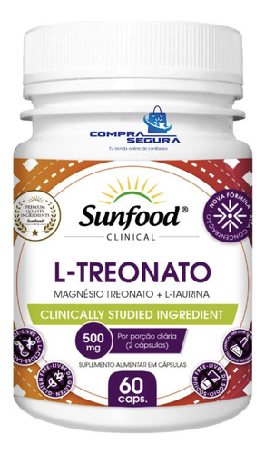 Magnésio Treonato + L-taurina Sunfood