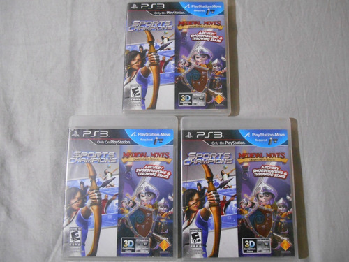 Medieval Moves Y Sports Champions 2en1 Para Mando Move Ps3 