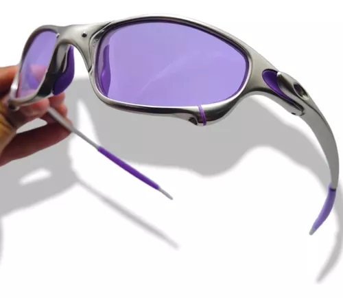 Óculos de sol Juliet plasma lentes violet kit roxo