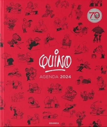 Libro - Agenda 2024 Quino Encuadernada Semana A La Vista Ro