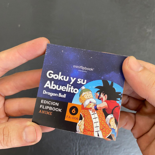 Flipbook Miniflipbook Dragon Ball Goku Abuelito