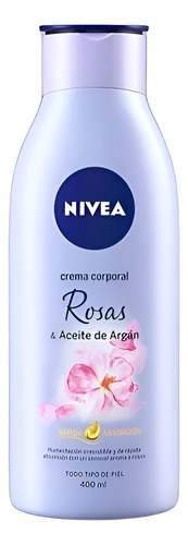2 Pza Crema Corporal Nivea Humectante Senses Rosas Y Aceite Fragancia Neutro
