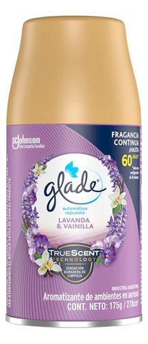 Recarga Aromatizante Lavanda Vainilla 175g Glade