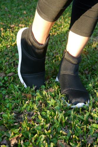 Imagen 7 de 8 de Zapatillas Mujer Tipo Botita Con Cierre Deportivas