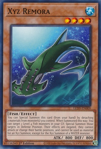 Xyz Remora (led9-en009) Yu-gi-oh!