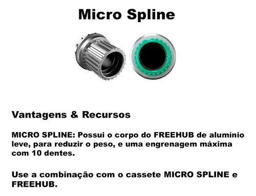 Cojinete Sellado Shimano Mt401 32f Micro Spline 141 12 V Negro