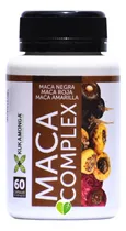 Comprar Maca Complex | Maca Negra, Maca Amarilla, Maca Roja | 60 Cápsulas | 1000 Mg | Cápsulas Veganas | Dura 1 Mes | Kukamonga