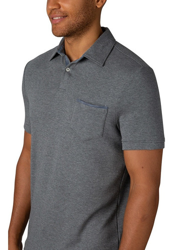 Imagen 2 de 4 de Playera Tipo Polo Para Caballero Tahari Tallas Amplias