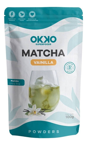 Matcha En Polvo Sabor Vainilla 100 G