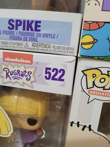 Boneco Funko Pop Rugrats Tommy, Angelica, Chuckie E Spike (Usado)