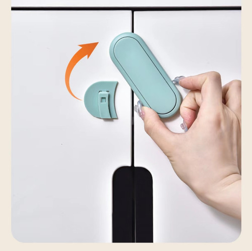 2 Children Wardrobe Safety Lock Invisible Button