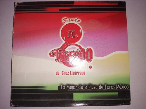 Banda El Recodo Plaza Toros Mexico Cd Digipack Ed 2000 Mdisk