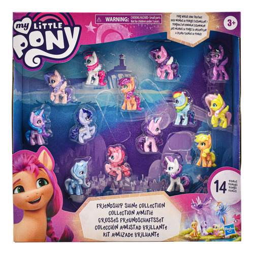 My Little Pony Coleccion Amistad Brillante 14 Ponys Hasbro