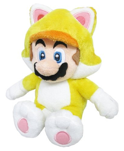 Pequeños Juguetes Buddy Cat Mario 10  Plush, Multicolor (137