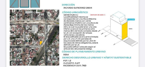 Villa Del Parque Venta Lote 1227 Mts Vendibles Nogoya Y Nazc