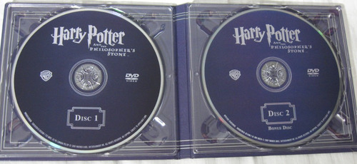 Harry Potter Y La Piedra Filosofal 1er Año - 2 Dvd Original