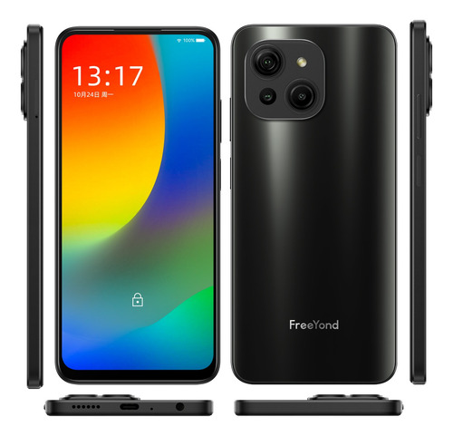 Imagen 6 de 7 de Celular Freeyond M5 De 128 Gb Y 8 Gb De Ram Smartphone Cámar
