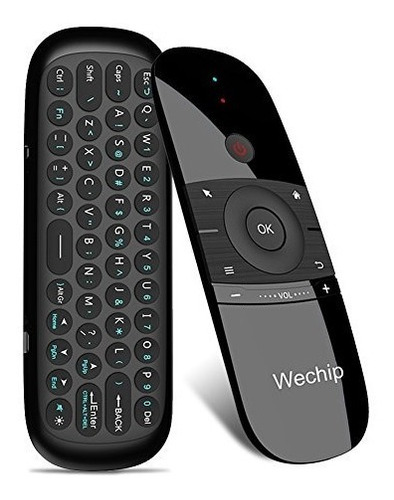 Mini Air Mouse, Wechip 2.4g Smart Tv Teclado Inalámbrico Fl