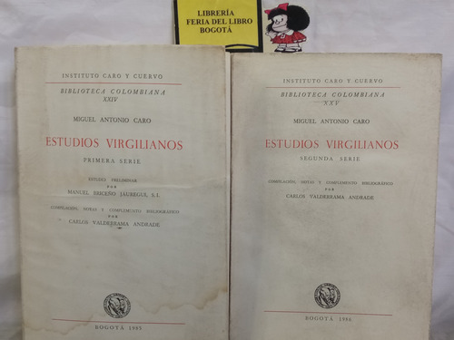 Estudios Virgilianos - Miguel Antonio Caro - 1986 