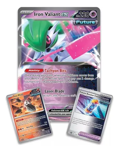 Pokemon Tcg Iron Valiant Ex Box Original Original