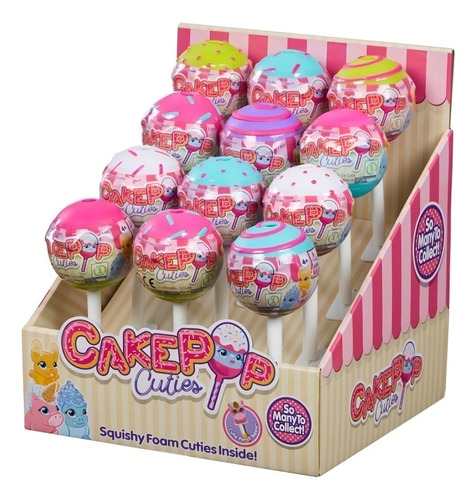 Cakepop Cuties Serie 2 Squishy Animalitos Sopresa Chupetin