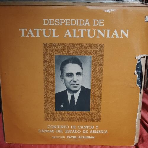 Vinilo Tatul Altunian Conj Estado Armenia Despedida O2