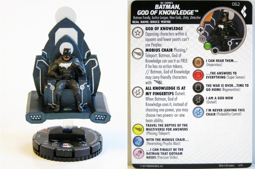 Heroclix Batman, God Of Knowledge #062 Chase Harley Quinn An