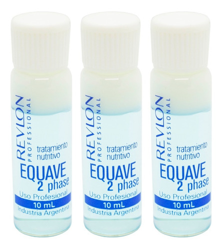 Revlon Equave 2 Phase X 3 Ampollas Hidratante Cabello Dañado