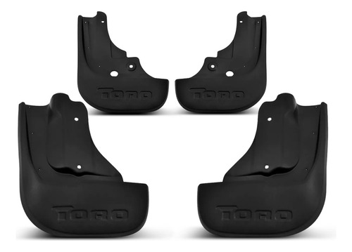 Kit 4 Para-barro Toro 2016 17 18 19 20 21 2022 Personalizado