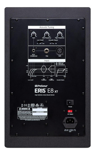 Monitor De Estudio Presonus Eris E8 Xt Activo 2 Vias Msi