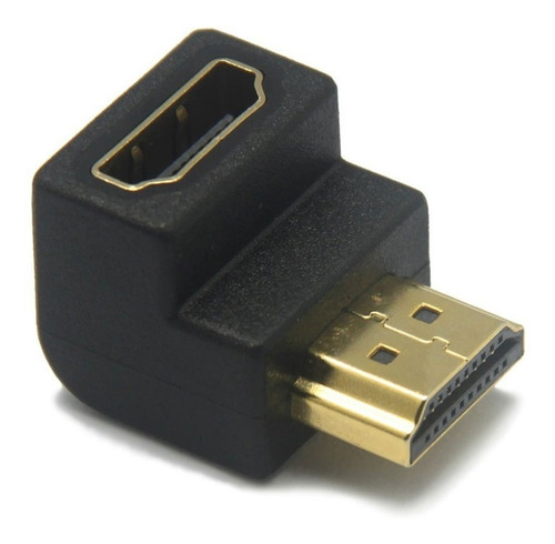 Adaptador Hdmi Hembra A Hdmi Macho Codo 90 ° Grados Belgrano