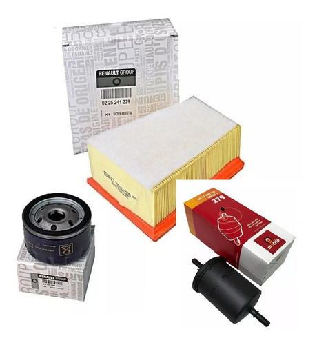 Imagen 1 de 4 de Kit Filtros Duster 1.6 16v K4m Original Renault