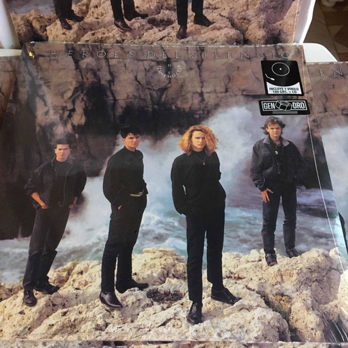 Vinilo Lp El Mar No Cesa Heroes Del Silencio Incluye Cd