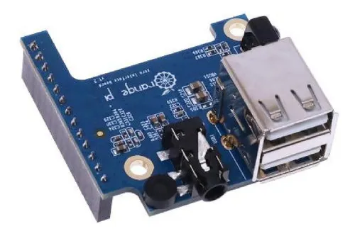 Hat Expansion 2 Usb +audio Video Out P/ Orange Pi Zero Zero3